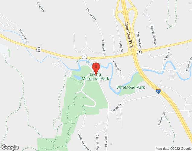 Map showing location at 61 Guilford Street, Brattleboro, VT