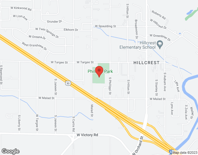 Map showing location at 2299 S Phillippi St, Boise, ID 83705, Boise, ID