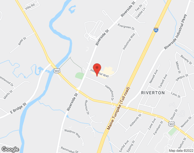 Map showing location at 35 Industrial Way, PORTLAND, ME